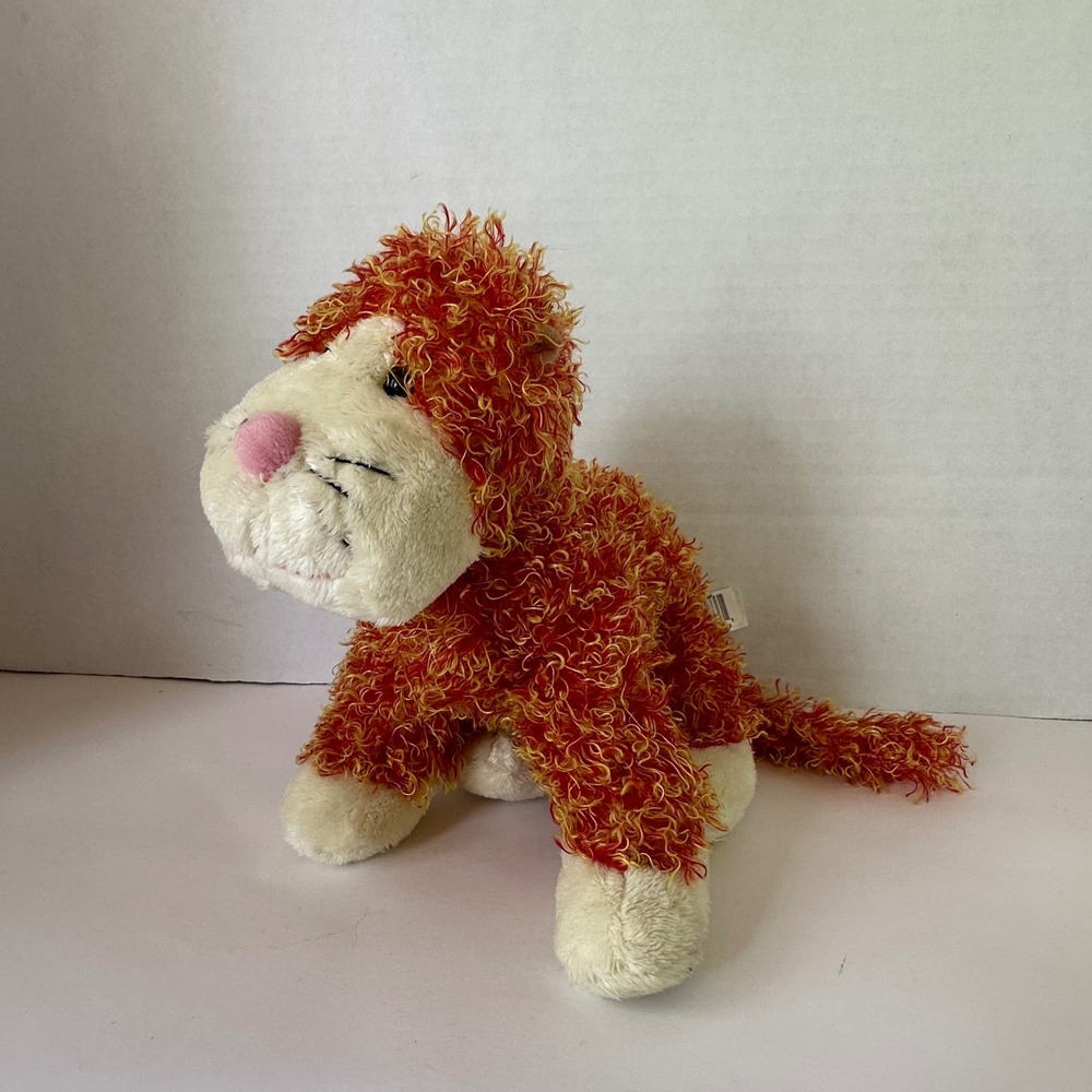 Ganz Webkinz Cheeky Cat HM064 Retired Orange Plush Stuffed Animal No Code